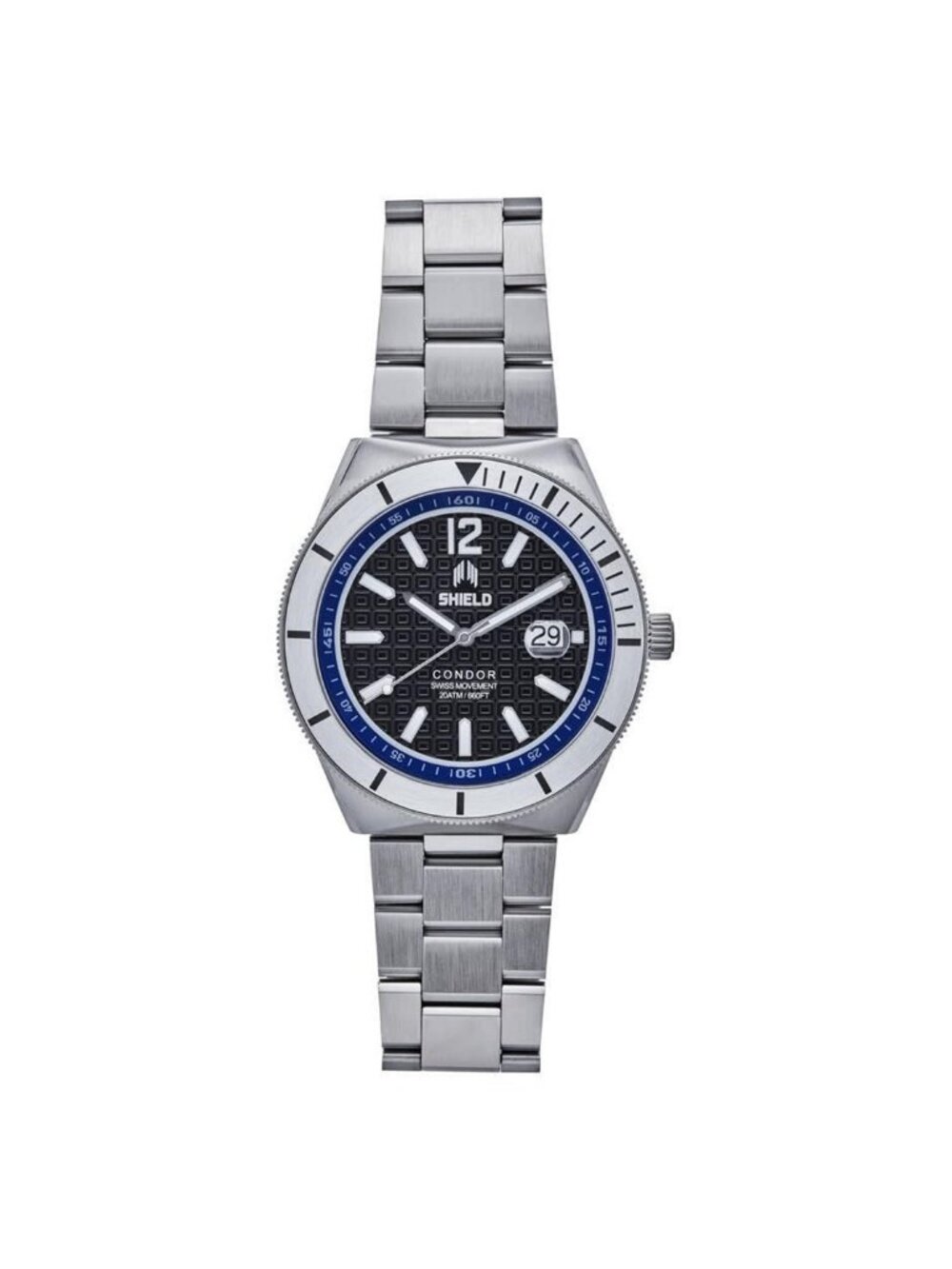 NWT Shield Condor Black Dial Men's Watch